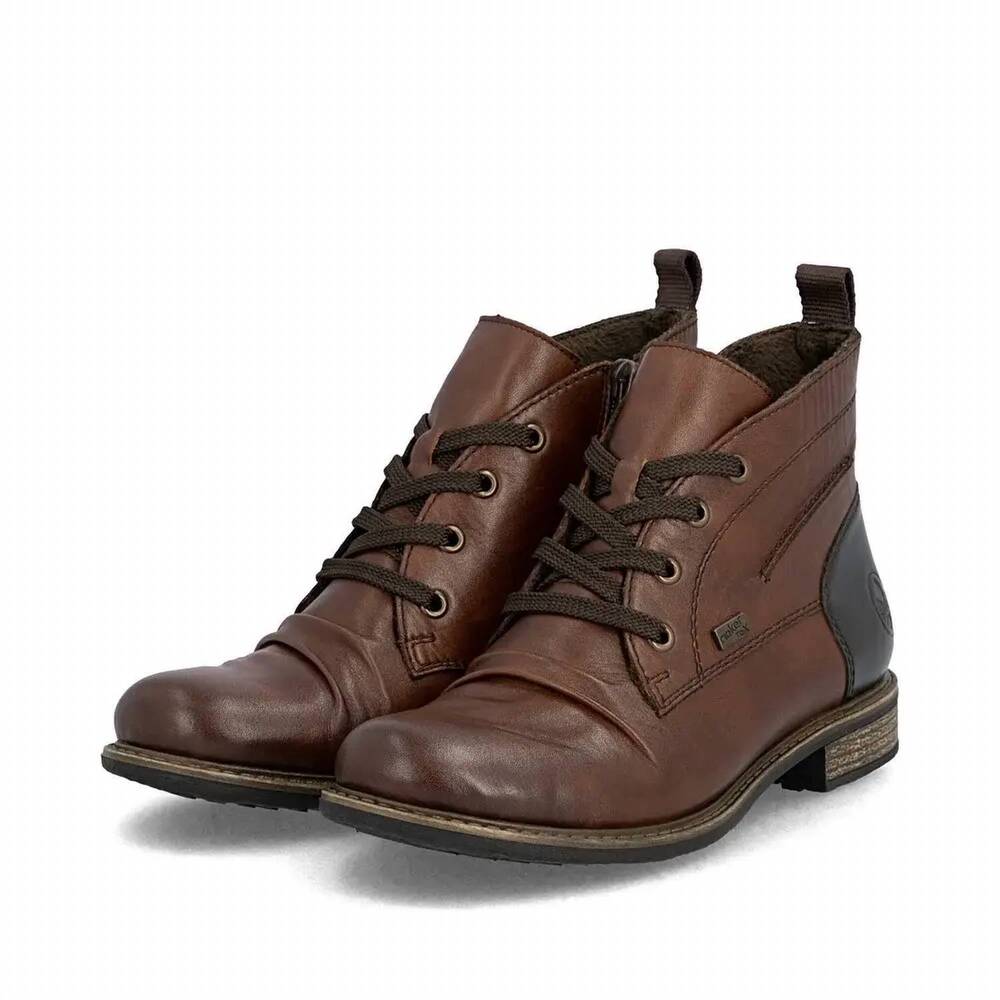 NEW RIEKER women's ornella boots in chestnut